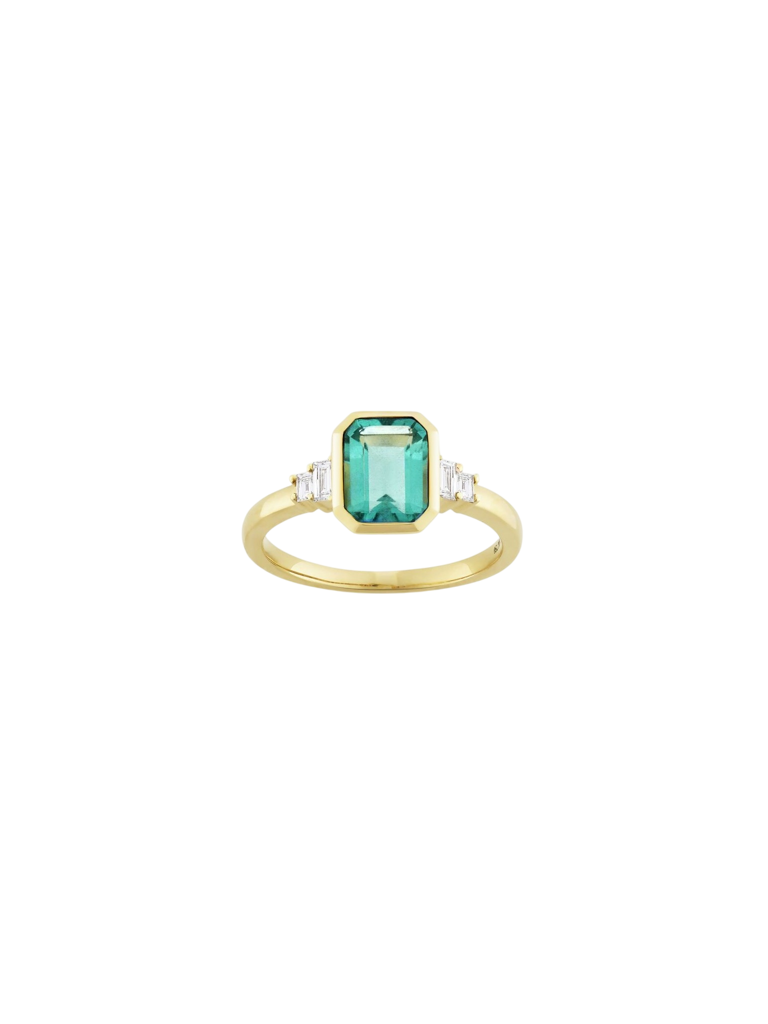 Mila emerald & diamond ring